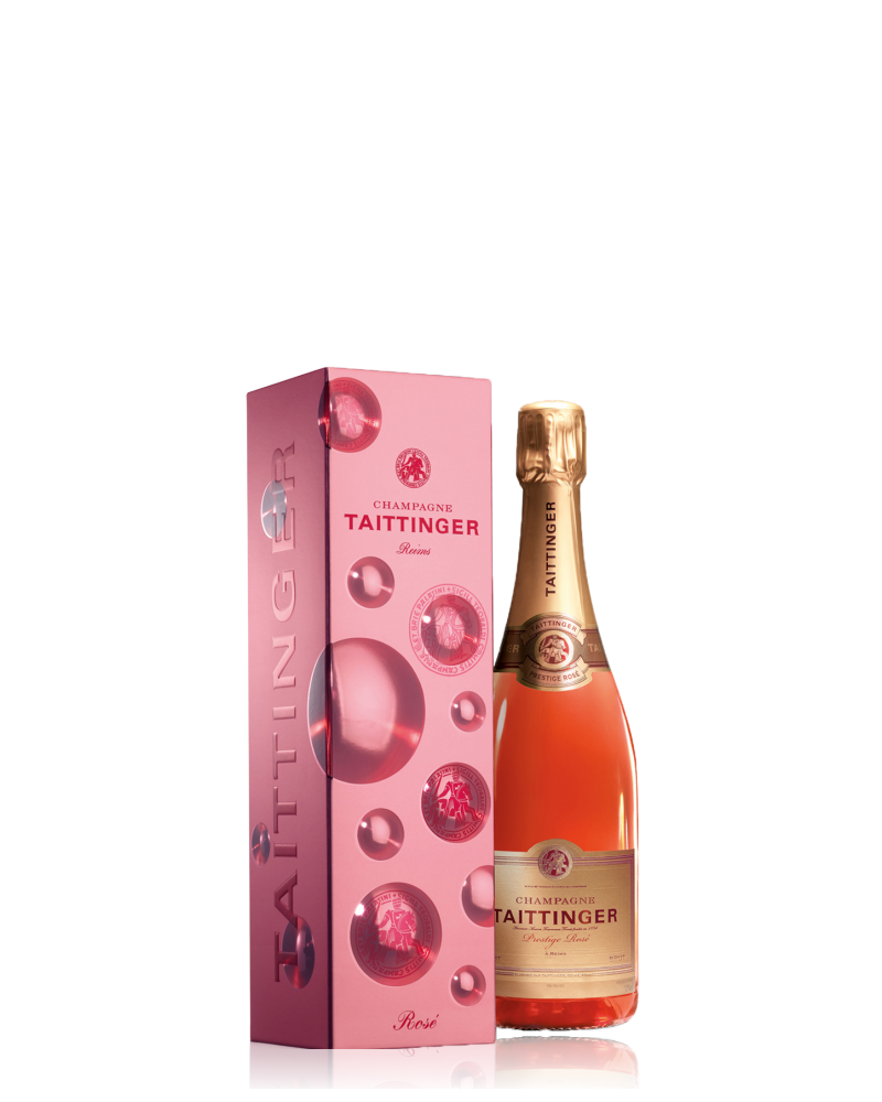 Taittinger. coffret prestige rosé